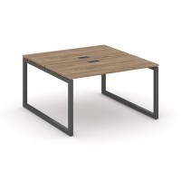 Style Project SN-5O.DRS-011 (Дуб табак/Антрацит металл) Рабочая станция двухсторонняя