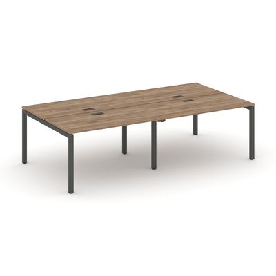 Style Project SN-5P.DRS-033 (Дуб табак/Антрацит металл) Рабочая станция двухсторонняя