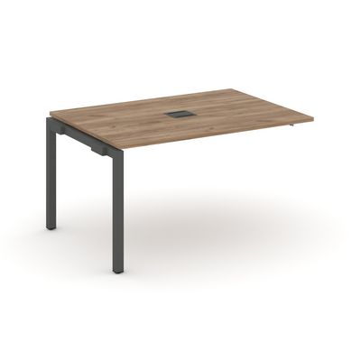 Style Project SN-5P.NSPRG-002 (Дуб табак/Антрацит металл) Проходной наборный элемент переговорного стола