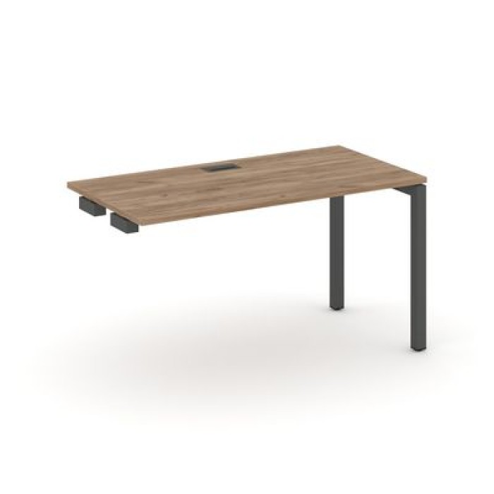 Стайл Проджект SN-5P.OPRS-021 (Дуб табак/Антрацит металл) Стол приставка к опорным элементам