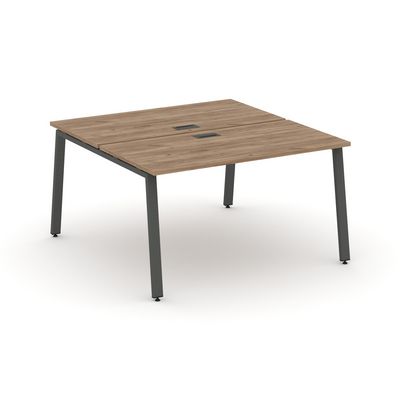 Style Project SN-6A.DRS-001 (Дуб табак/Антрацит металл) Рабочая станция двухсторонняя