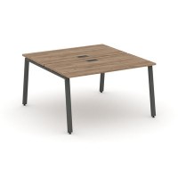 Style Project SN-6A.DRS-002 (Дуб табак/Антрацит металл) Рабочая станция двухсторонняя