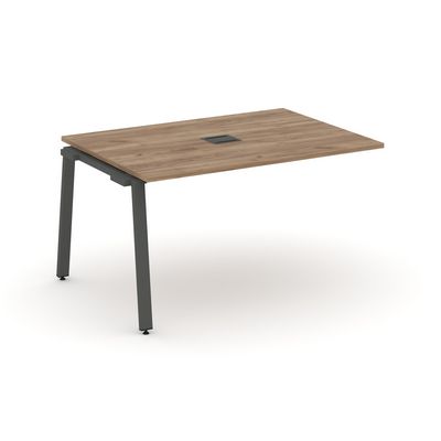 Style Project SN-6A.NSPRG-004 (Дуб табак/Антрацит металл) Проходной наборный элемент переговорного стола