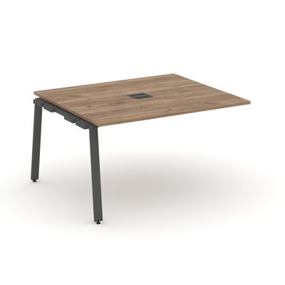 Style Project SN-6A.NSPRG-033 (Дуб табак/Антрацит металл) Проходной наборный элемент переговорного стола