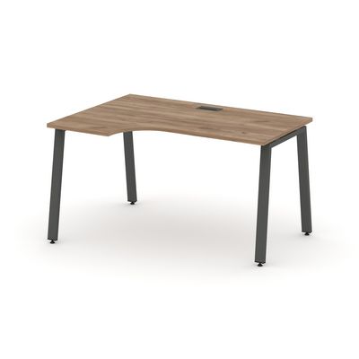 Style Project SN-6A.SPA-011L (Дуб табак/Антрацит металл) Стол рабочий эргономичный