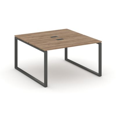 Style Project SN-6O.DRS-023 (Дуб табак/Антрацит металл) Рабочая станция двухсторонняя