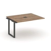 Style Project SN-6O.NSPRG-032 (Дуб табак/Антрацит металл) Проходной наборный элемент переговорного стола