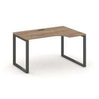 Style Project SN-6O.SPA-011R (Дуб табак/Антрацит металл) Стол рабочий эргономичный