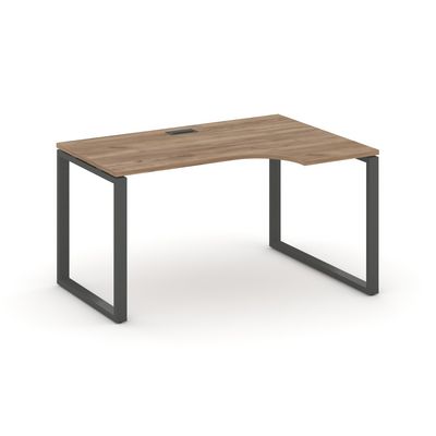 Style Project SN-6O.SPA-021R (Дуб табак/Антрацит металл) Стол рабочий эргономичный