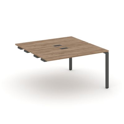 Style Project SN-6P.DPRS-003 (Дуб табак/Антрацит металл) Стол приставка к опорным элементам