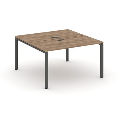 Style Project SN-6P.DRS-023 (Дуб табак/Антрацит металл) Рабочая станция двухсторонняя