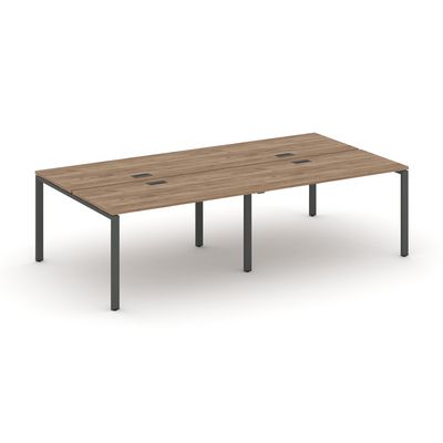 Style Project SN-6P.DRS-033 (Дуб табак/Антрацит металл) Рабочая станция двухсторонняя