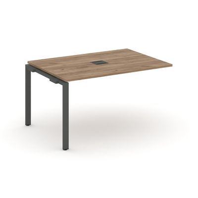 Style Project SN-6P.NSPRG-001 (Дуб табак/Антрацит металл) Проходной наборный элемент переговорного стола