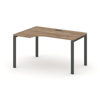 Style Project SN-6P.SPA-021L (Дуб табак/Антрацит металл) Стол рабочий эргономичный