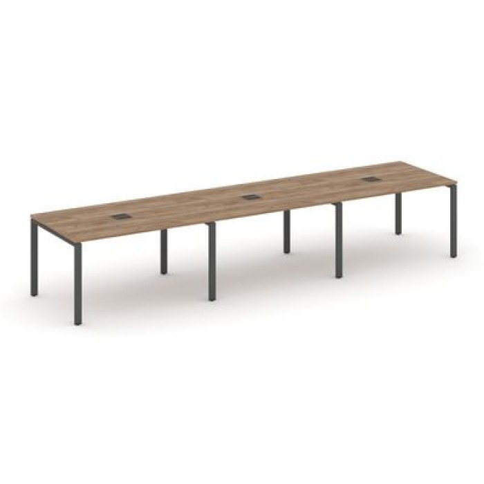 Стайл Проджект SN-6P.SPRG-024 (Дуб табак/Антрацит металл) Стол переговорный
