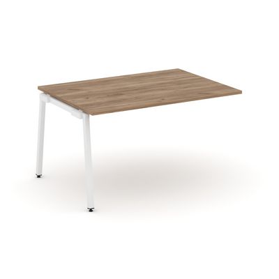 Style Project SN-4A.NSPRG-002.3 (Дуб табак/Белый металл) Проходной наборный элемент переговорного стола