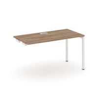 Style Project SN-4P.OPRS-001 (Дуб табак/Белый металл) Стол приставка к опорным элементам