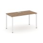 Style Project SN-4P.SP-001 (Дуб табак/Белый металл) Стол письменный