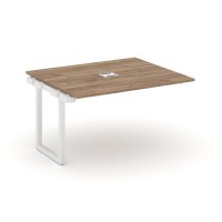 Style Project SN-5O.NSPRG-032 (Дуб табак/Белый металл) Проходной наборный элемент переговорного стола