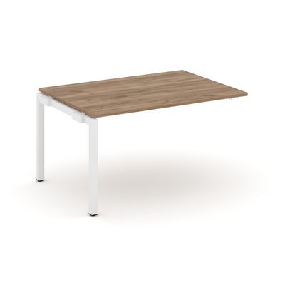 Style Project SN-5P.NSPRG-003.3 (Дуб табак/Белый металл) Проходной наборный элемент переговорного стола