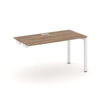 Style Project SN-5P.OPRS-003 (Дуб табак/Белый металл) Стол приставка к опорным элементам