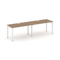 Style Project SN-5P.ORS-001 (Дуб табак/Белый металл) Рабочая станция односторонняя