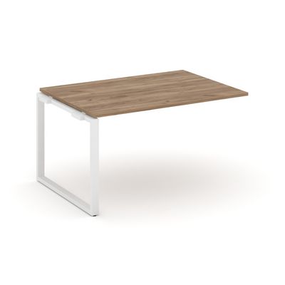 Style Project SN-6O.NSPRG-001.3 (Дуб табак/Белый металл) Проходной наборный элемент переговорного стола