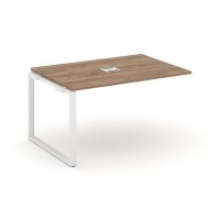 Style Project SN-6O.NSPRG-003 (Дуб табак/Белый металл) Проходной наборный элемент переговорного стола