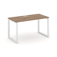 Style Project SN-6O.SP-005 (Дуб табак/Белый металл) Стол письменный