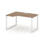 Style Project SN-6O.SPA-022L (Дуб табак/Белый металл) Стол рабочий эргономичный