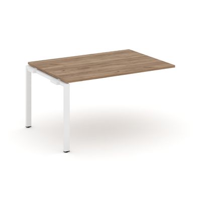 Style Project SN-6P.NSPRG-003.3 (Дуб табак/Белый металл) Проходной наборный элемент переговорного стола