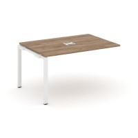 Style Project SN-6P.NSPRG-004 (Дуб табак/Белый металл) Проходной наборный элемент переговорного стола