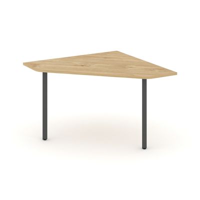 Style Project SN-4.UPRG-031 (Тиквуд светлый/Антрацит металл) Угловой элемент переговорного стола