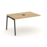 Style Project SN-4A.NSPRG-002 (Тиквуд светлый/Антрацит металл) Проходной наборный элемент переговорного стола