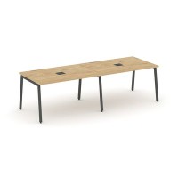 Style Project SN-4A.SPRG-013 (Тиквуд светлый/Антрацит металл) Стол переговорный