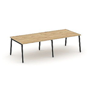 Стайл Проджект SN-4A.SPRG-042.3 (Тиквуд светлый/Антрацит металл) Стол переговорный