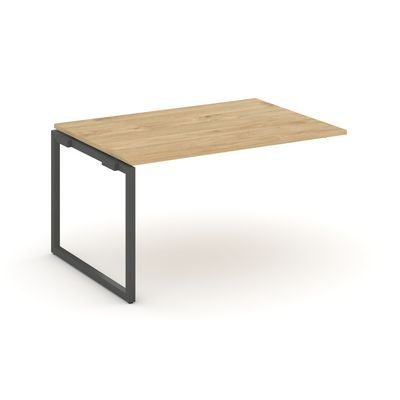 Style Project SN-4O.NSPRG-002.3 (Тиквуд светлый/Антрацит металл) Проходной наборный элемент переговорного стола