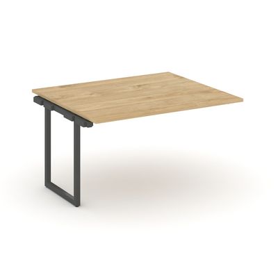 Style Project SN-4O.NSPRG-034.3 (Тиквуд светлый/Антрацит металл) Проходной наборный элемент переговорного стола