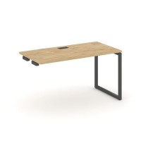 Style Project SN-4O.OPRS-003 (Тиквуд светлый/Антрацит металл) Стол приставка к опорным элементам