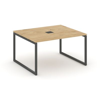 Style Project SN-4O.SPRG-032 (Тиквуд светлый/Антрацит металл) Стол переговорный