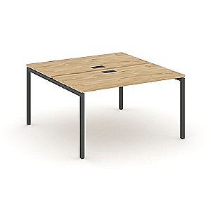 Стайл Проджект SN-4P.DRS-024 (Тиквуд светлый/Антрацит металл) Рабочая станция двухсторонняя