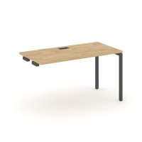 Style Project SN-4P.OPRS-001 (Тиквуд светлый/Антрацит металл) Стол приставка к опорным элементам