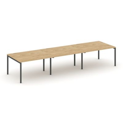 Style Project SN-4P.SPRG-053.3 (Тиквуд светлый/Антрацит металл) Стол переговорный