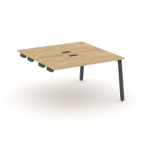 Style Project SN-5A.DPRS-013 (Тиквуд светлый/Антрацит металл) Стол приставка к опорным элементам