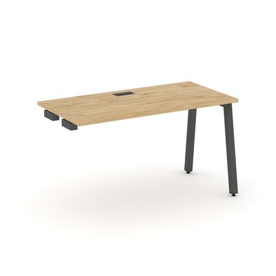 Style Project SN-5A.OPRS-002 (Тиквуд светлый/Антрацит металл) Стол приставка к опорным элементам