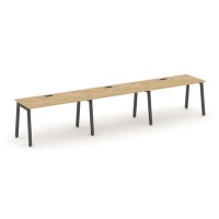 Style Project SN-5A.ORS-033 (Тиквуд светлый/Антрацит металл) Рабочая станция односторонняя