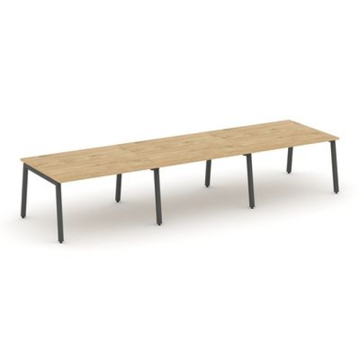 Стайл Проджект SN-5A.SPRG-052.3 (Тиквуд светлый/Антрацит металл) Стол переговорный