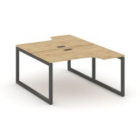 Style Project SN-5O.DRPA-012 (Тиквуд светлый/Антрацит металл) Рабочая станция эргономичная