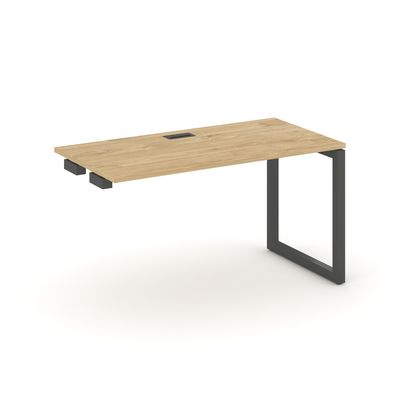 Style Project SN-5O.OPRS-003 (Тиквуд светлый/Антрацит металл) Стол приставка к опорным элементам