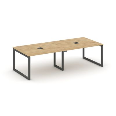 Style Project SN-5O.SPRG-043 (Тиквуд светлый/Антрацит металл) Стол переговорный